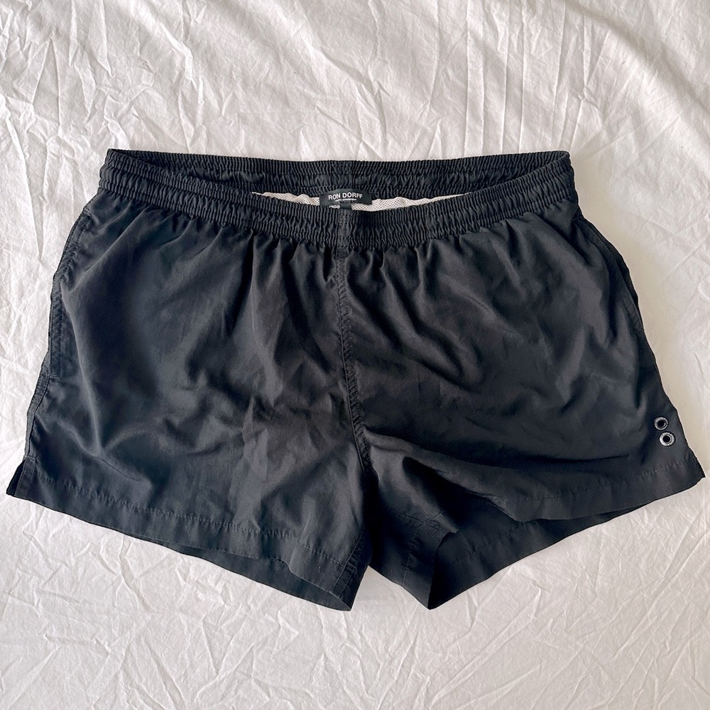 Ron Dorff Black Swim Shorts - Medium